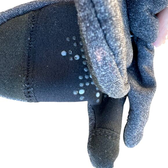 Head Heather Black Unisex Kids Sensatic Touchscreen Silicone Palm Gloves XS - Picture 5 of 5